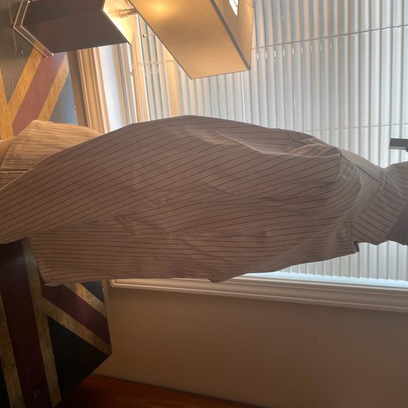 Tech Stretch Blazer - ROWEENA Large Stripe Ivory - Picture 5 of 6